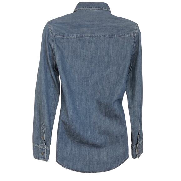 Bullhead Black CA Trading Co Denim Button Front Long Sleeve Shirt Classic Fit - Picture 2 of 16